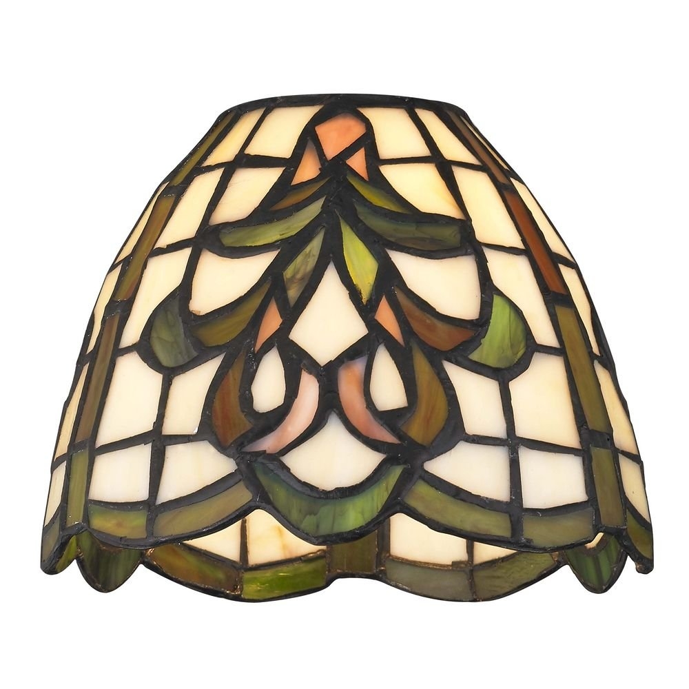 Tiffany Glass Shade - 1-5/8-inch fitter - -