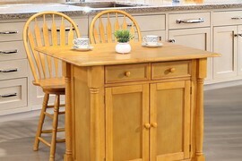 Large Kitchen Island with Seating
