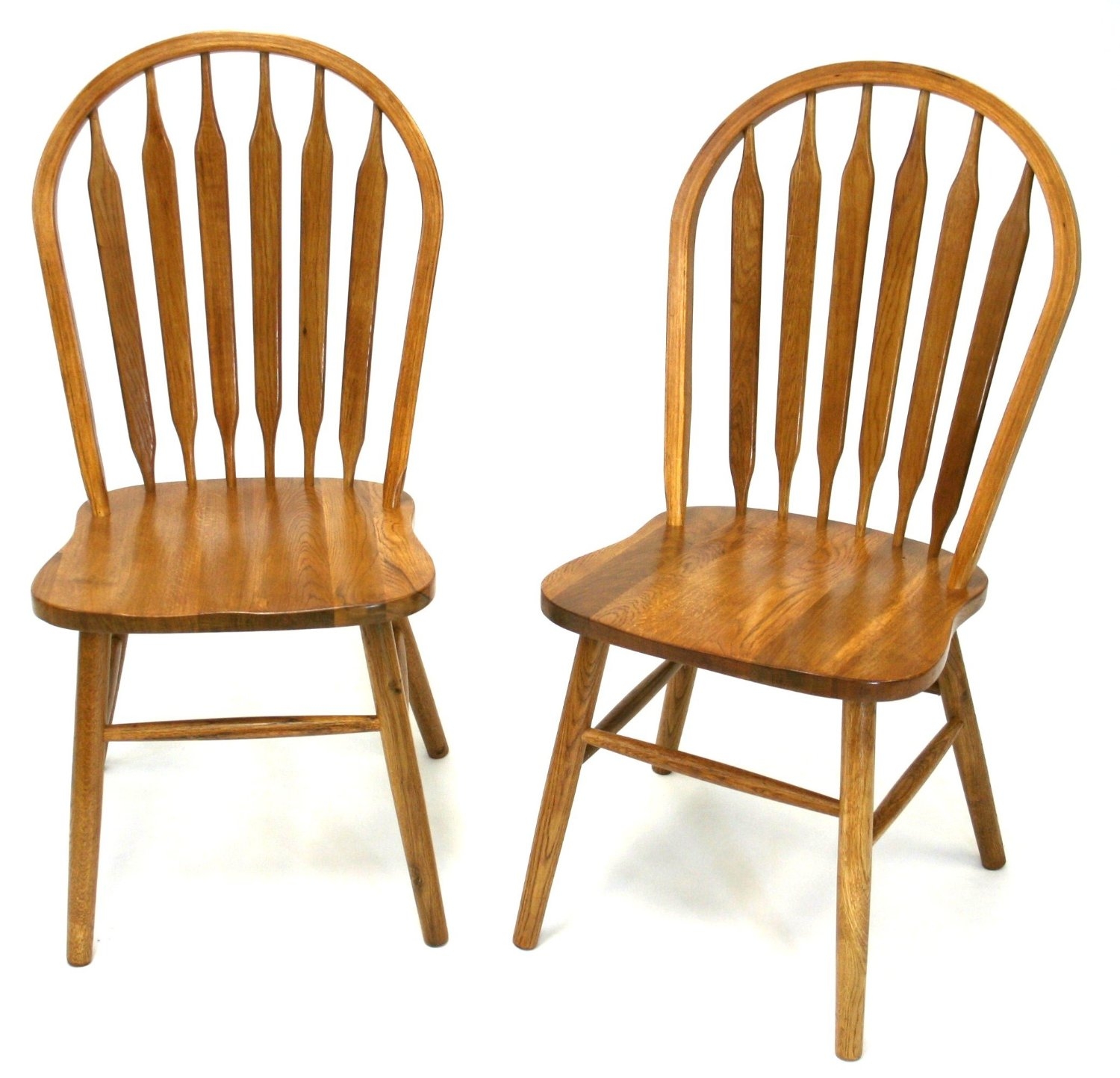 - eHemco Solid Oak Windsor Chairs (Arrow Back ...