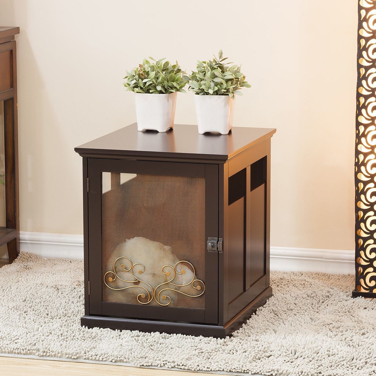 Wayfair dog crate end sales table