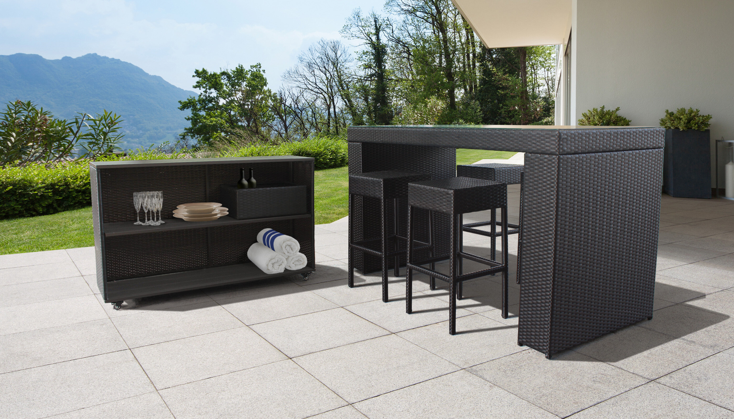 Fernando 7 Piece Bar Set