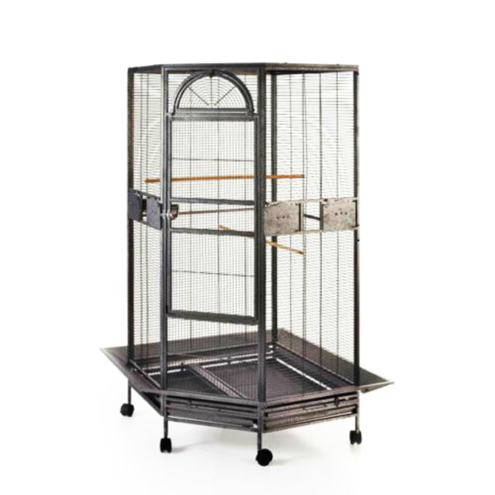 Flyline Parrot Escape Jumbo Corner Bird Cage Aviary