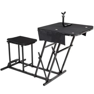 : GOPLUS Portable Shooting Table Bench Seat ...