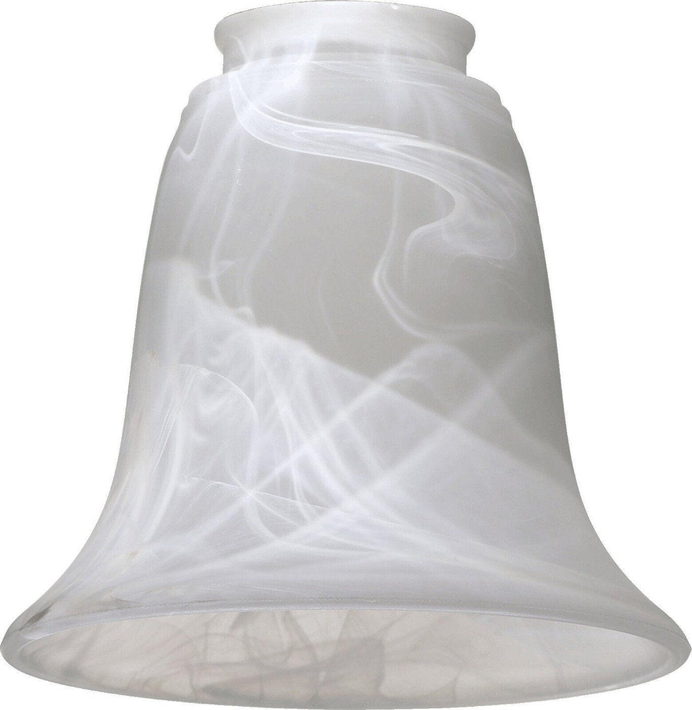 Gray Glass Bell Lamp Shade