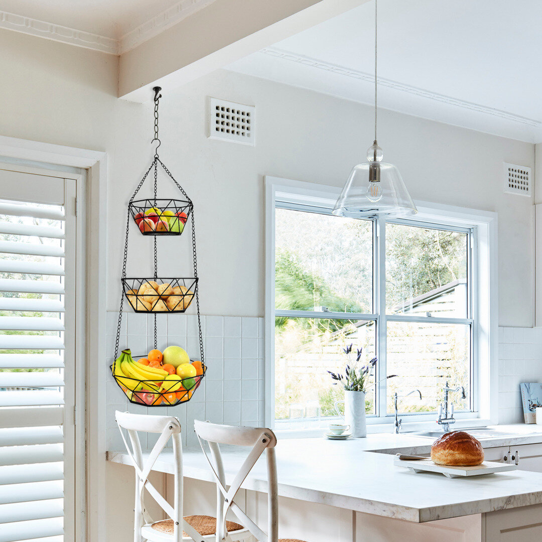 Hanging fruit basket