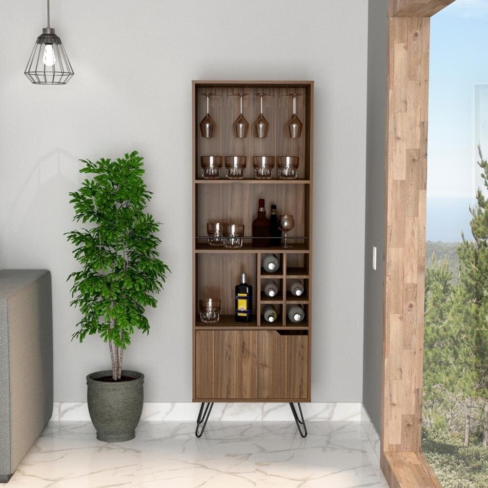 High Bar with Wine Storage