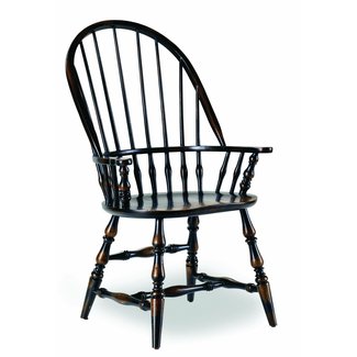 Hooker Furniture Sanctuary Windsor Arm Chair & Reviews ...