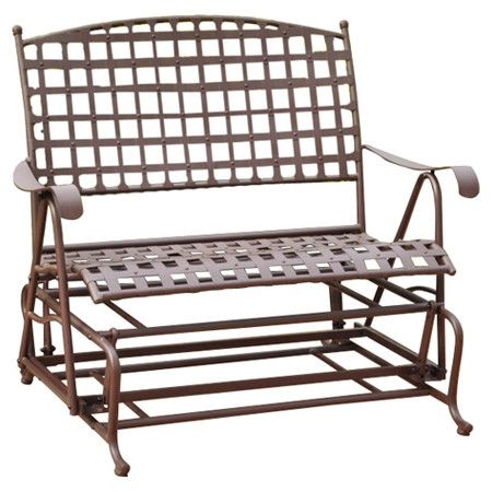 International Caravan Santa Fe Wrought Iron Double Patio ...