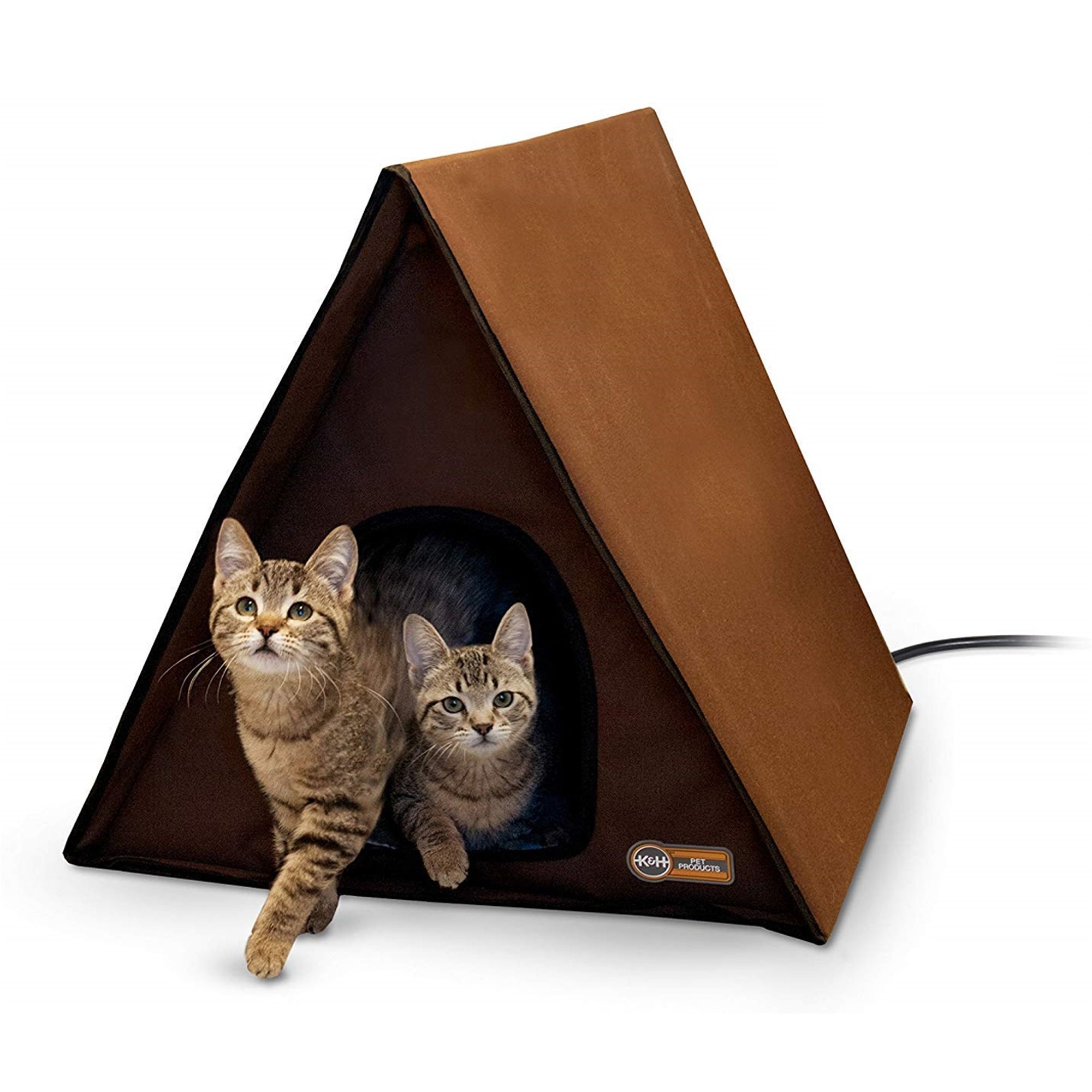 K&amp;H PET PRODUCTS Outdoor Heated Kitty House Extra-Wide