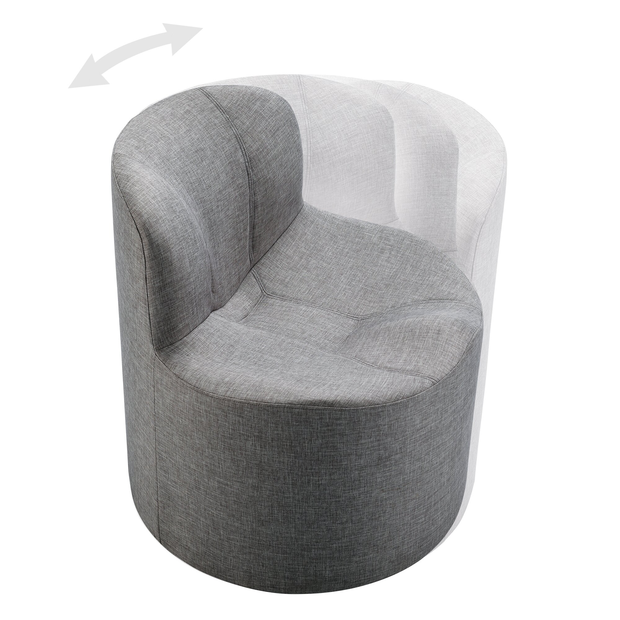 small round swivel chair