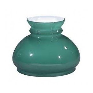 Lamp Shades Green Glass, 7" Fitter Shade - Lampshades ...