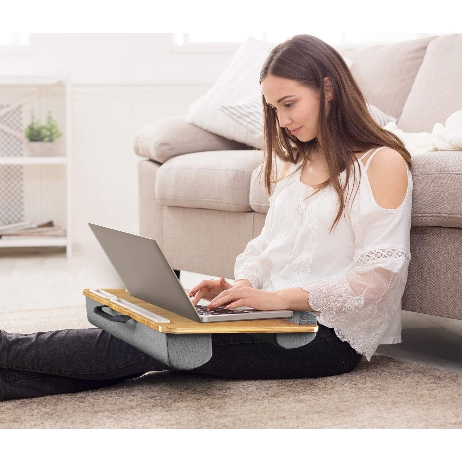 Laptop Stand With Mouse Pad