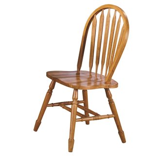 Loon Peak Lockwood Arrow Back Solid Wood Dining Chair ...