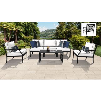Madison Ave 6 Piece Sofa Seating Group with Cushions