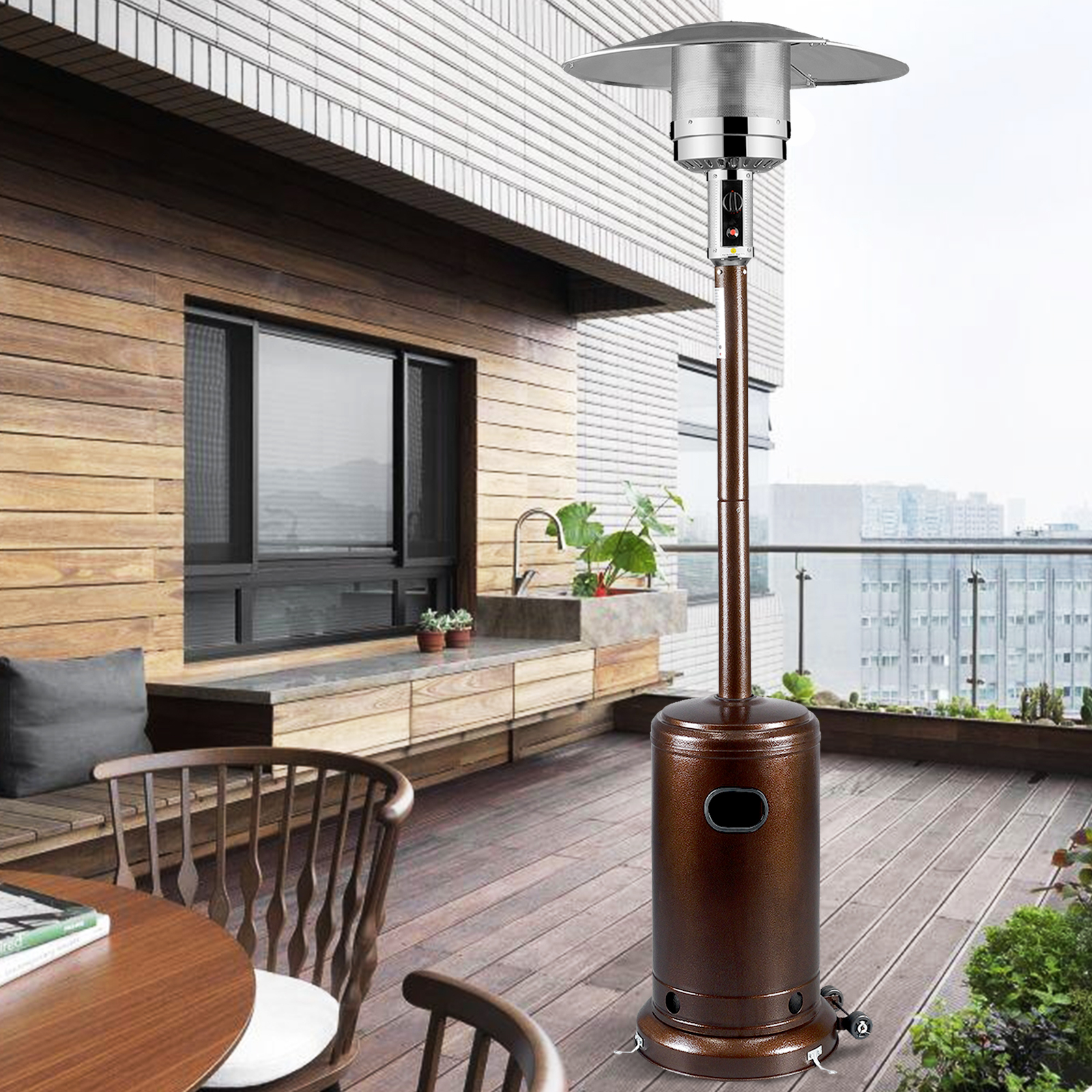 mecor Commercial Propane Stainless Steel Outdoor Garden ...