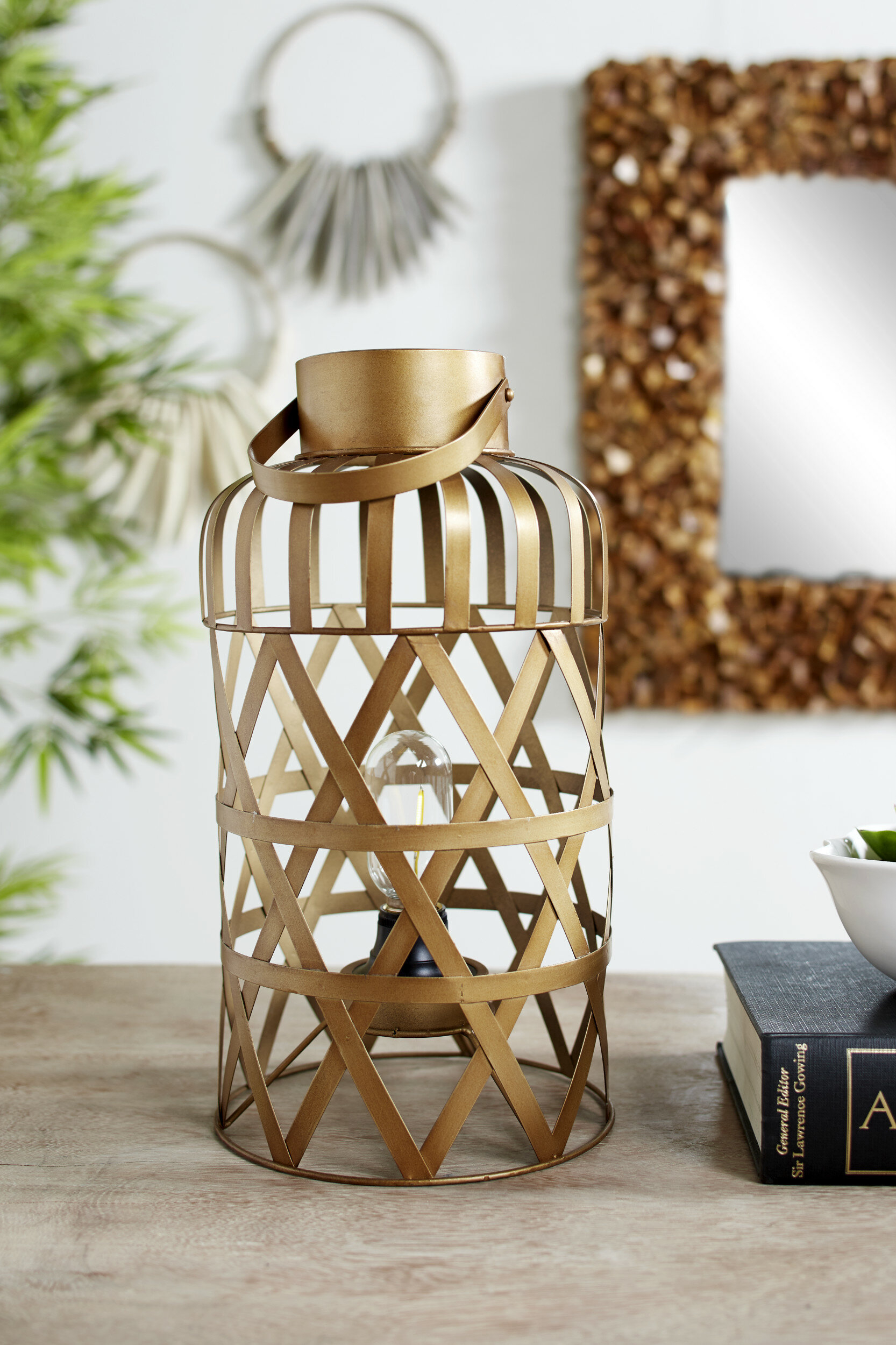 Meic Woven Metal Lantern