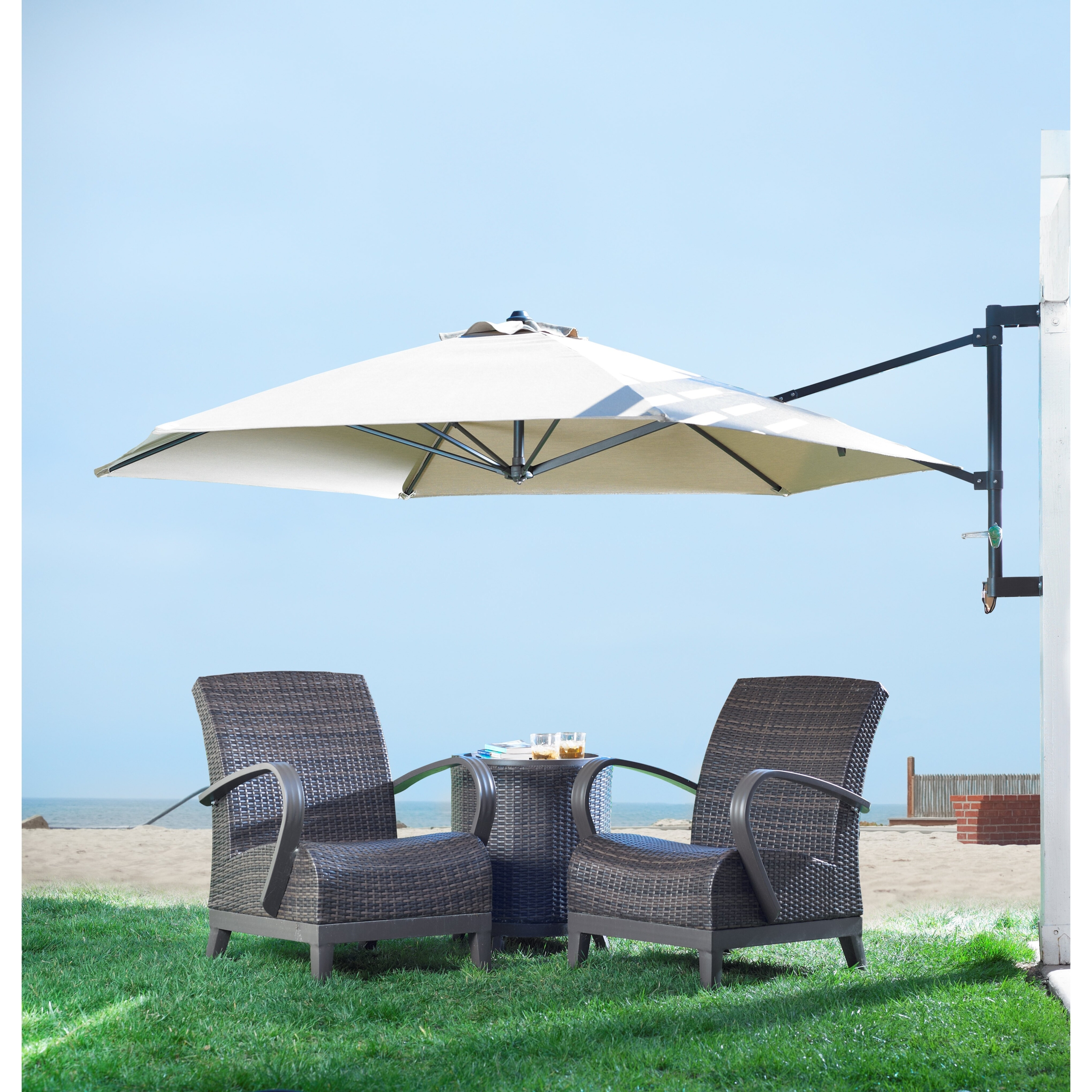 : Mission Hills Tucson 10' Wall Umbrella ...