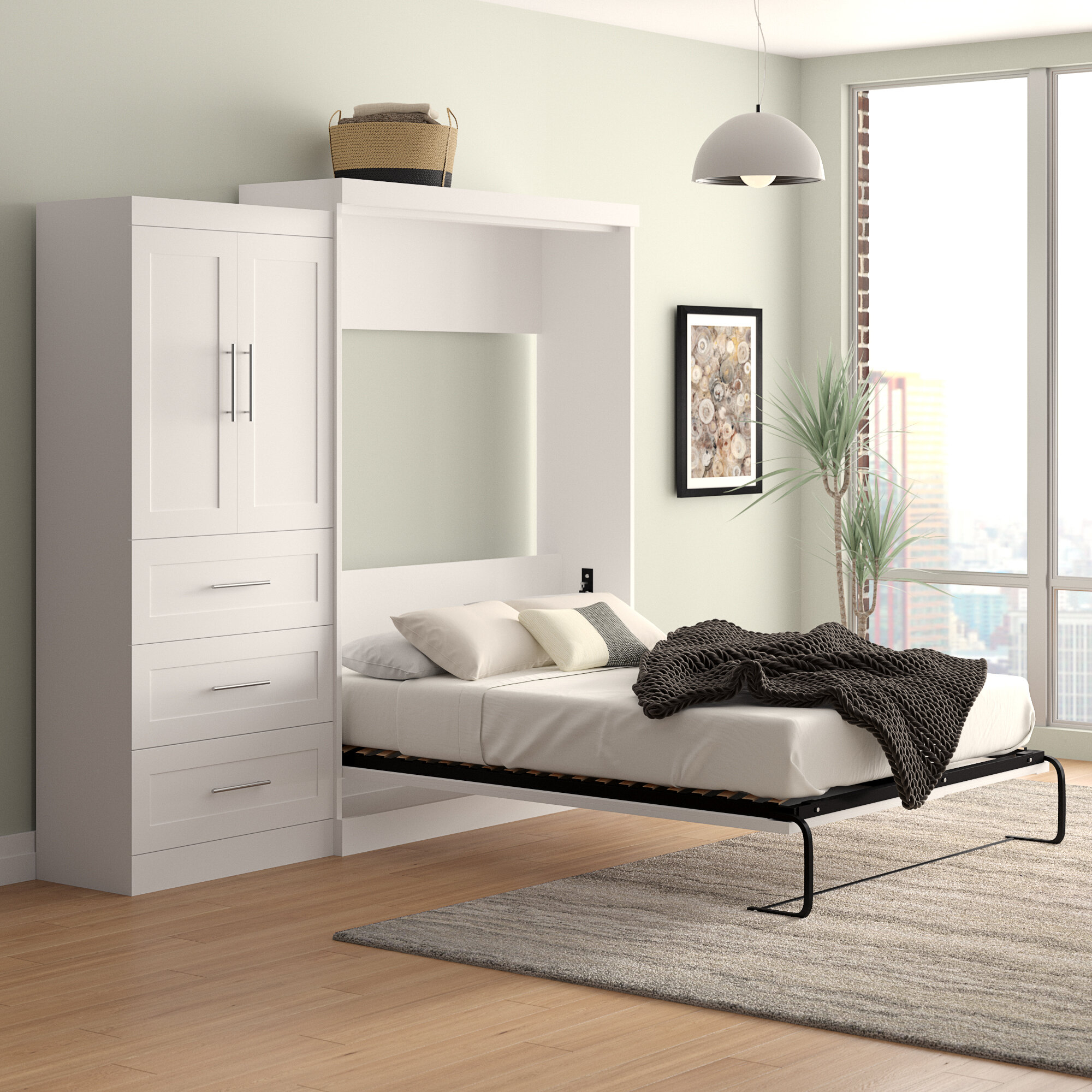 10 Creative Ways To Design A WFH Space VisualHunt   Murphy Bed And Desk 