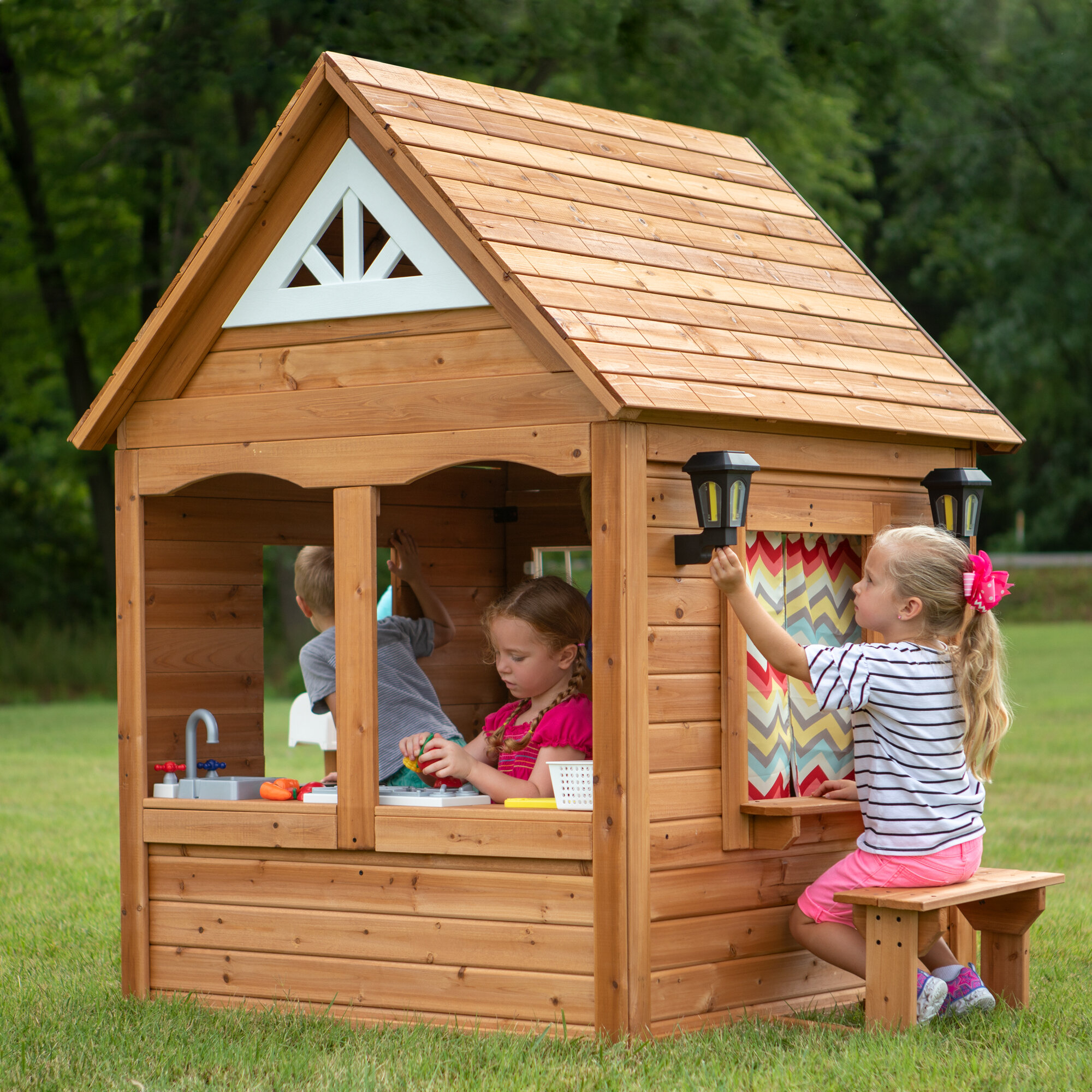 Affordable Wooden Playhouses Visualhunt, Wooden Outdoor Playhouse