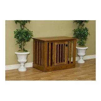 : Pinnacle Woodcraft Amish Wood Dog Crate ...