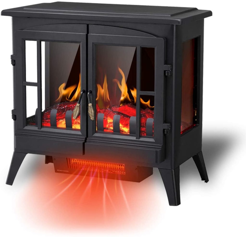 Outdoor Electric Fireplace Visualhunt, Outdoor Electric Fireplace With Heat