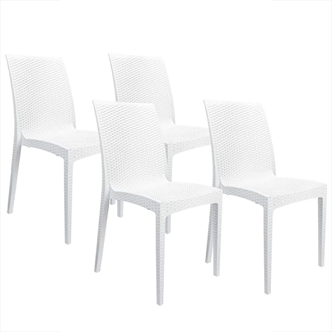 White Plastic Patio Chairs You Ll Love In 2021 Visualhunt