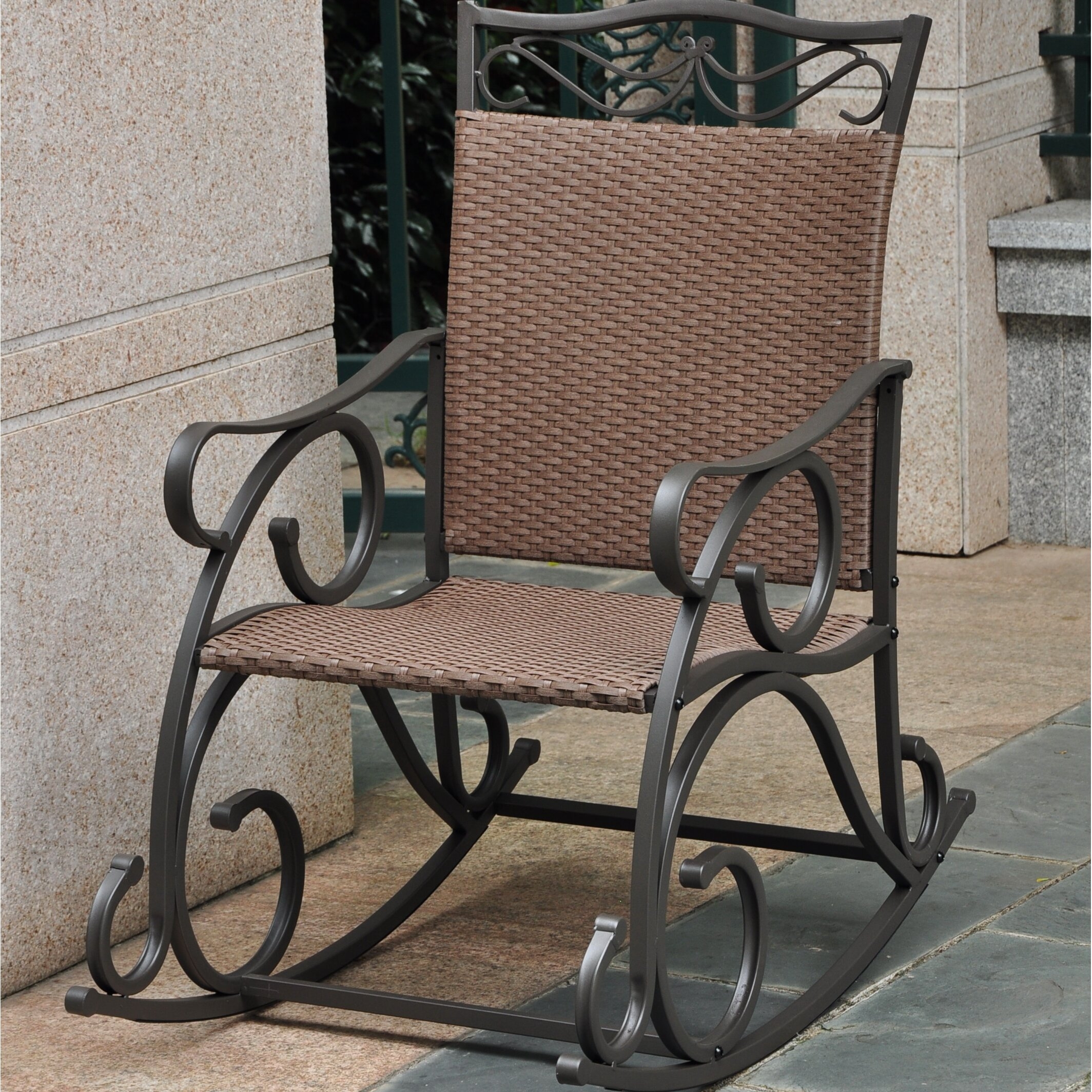 Rosalind Wheeler Dockett Wicker Resin & Steel Patio ...