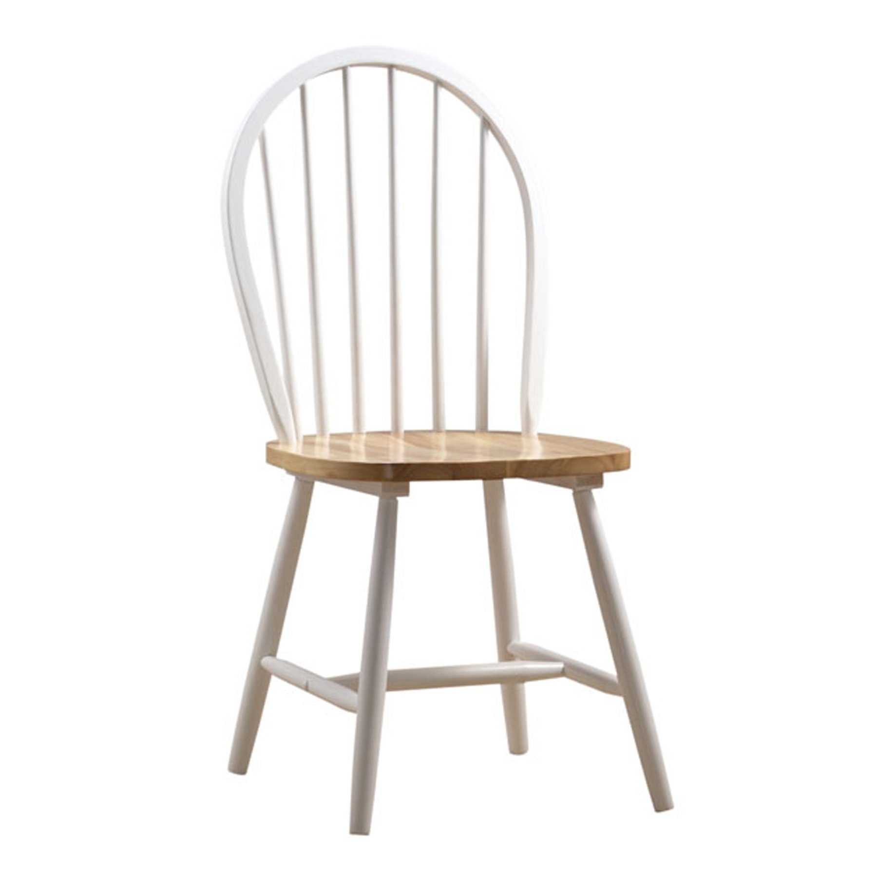 - Set of 2 Windsor Dining Chairs with Natural ...
