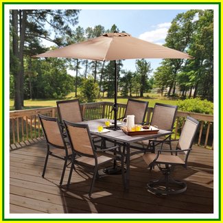 : Strathwood Barnes Aluminum Sling Chair, Set ...