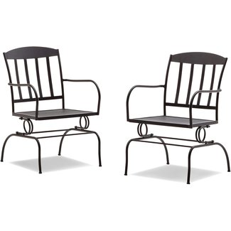 : Strathwood Basics Steel Mesh Spring Dining ...