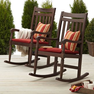 : Strathwood Redonda Hardwood Rocking Chair ...
