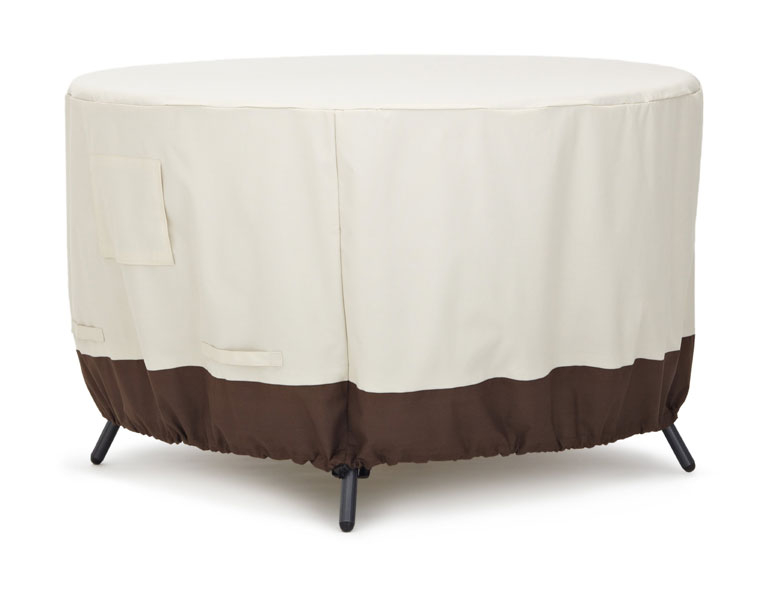 : Strathwood Round Dining Table Furniture Cover ...
