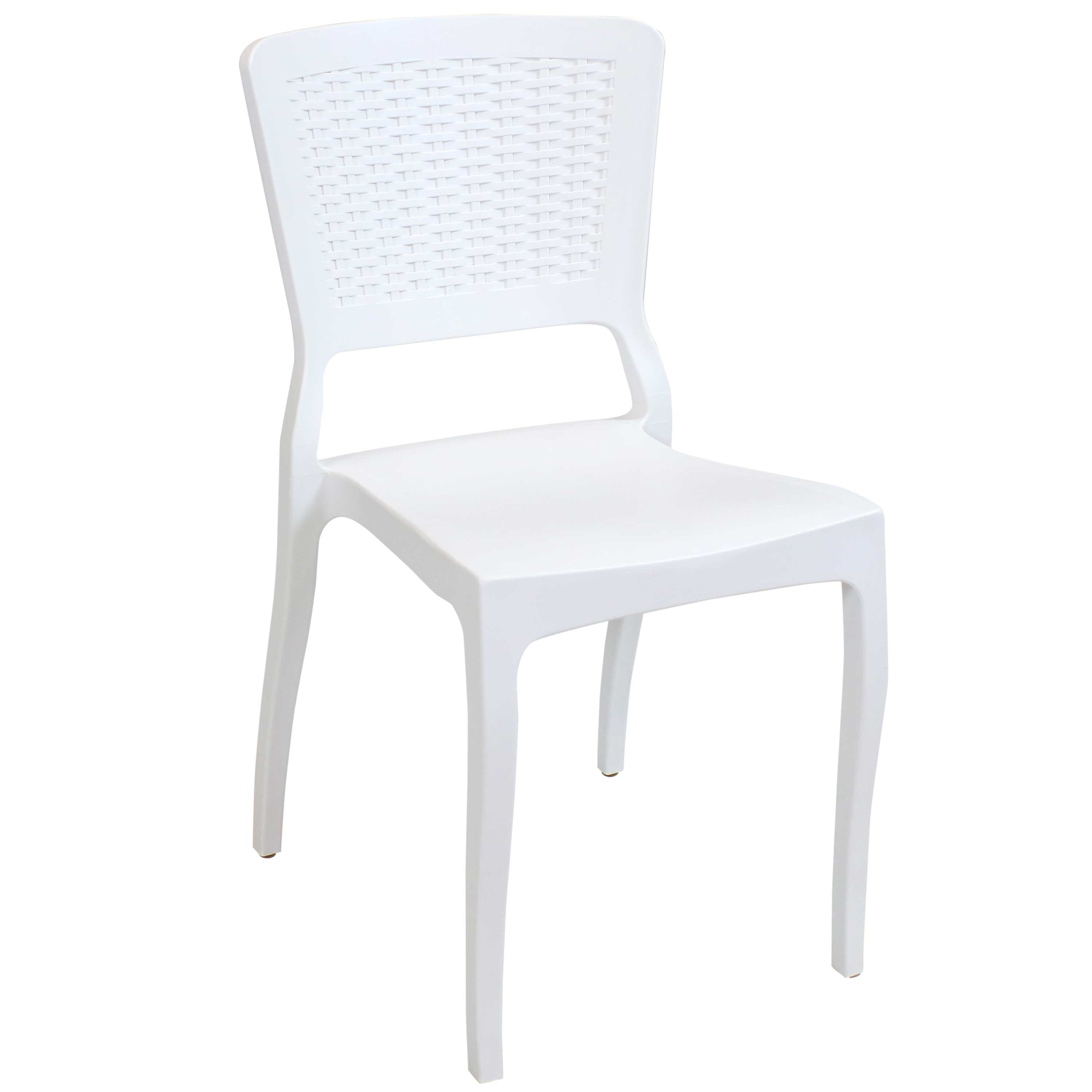 White Plastic Patio Chairs Visualhunt, White Outdoor Stackable Plastic Chairs