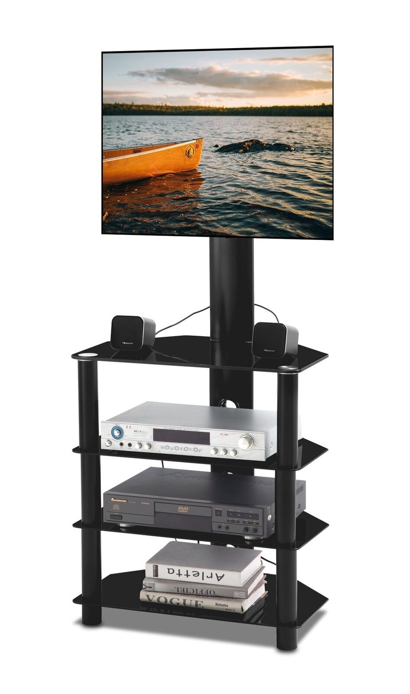 Tempered Glass Floor Stand Mount