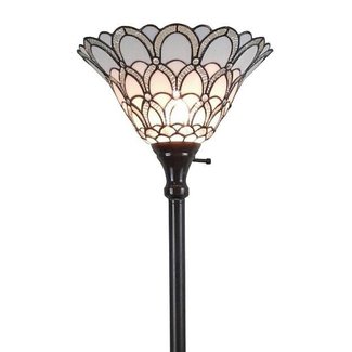 Tiffany Style Torchiere Standing Peacock Floor Lamp 72 ...