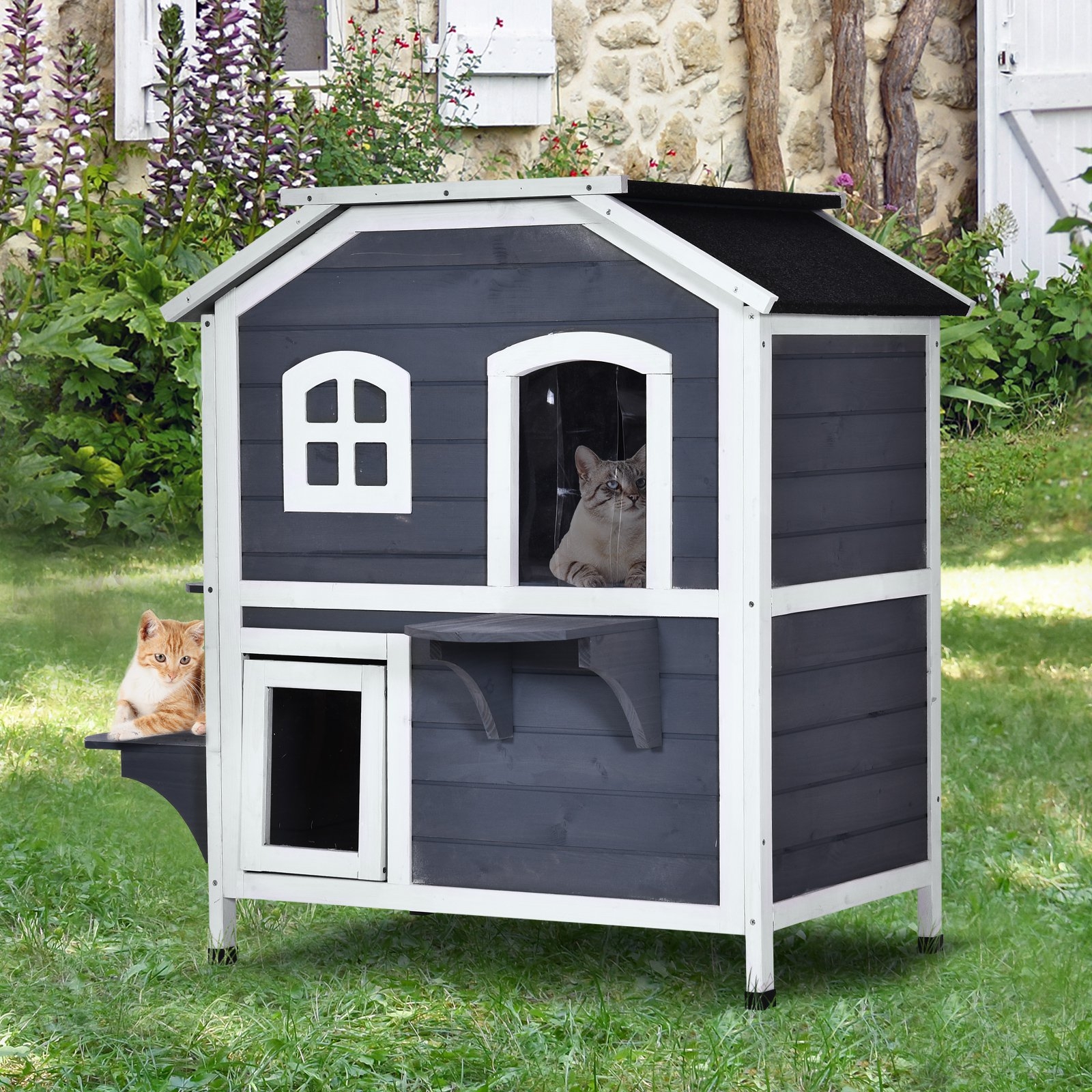Tucker Murphy™ Pet Elliana Outdoor Cat House & Reviews