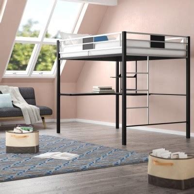 Twin Loft Bed With Shelf