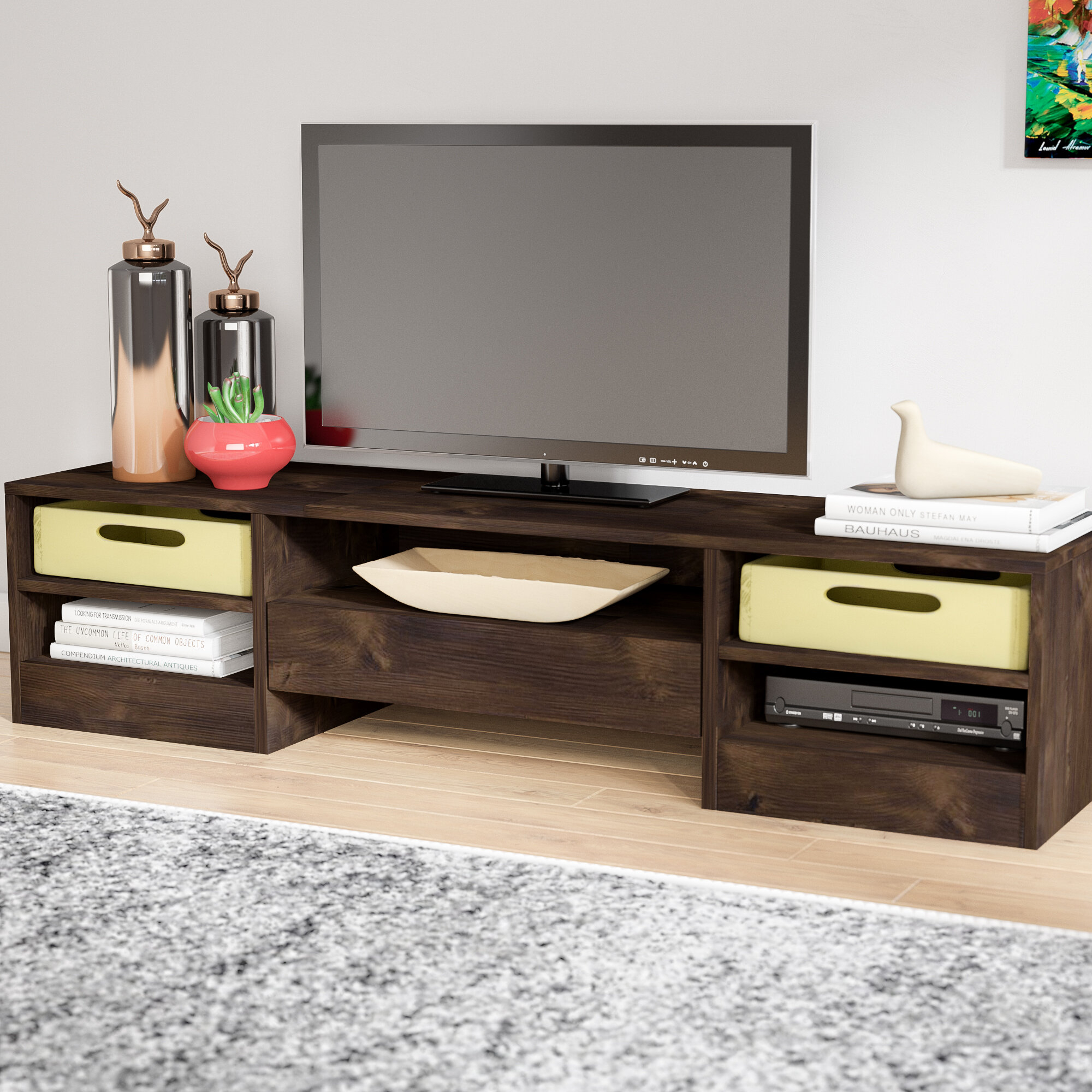 Union Rustic Nori 72" Wood TV Stand & Reviews |