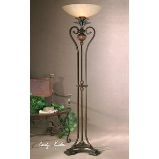 Uttermost Andra 73" Torchiere Floor Lamp & Reviews | Wayfair