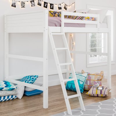 Cheap full size loft shop bed