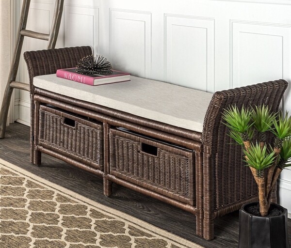 Rattan Bench - VisualHunt