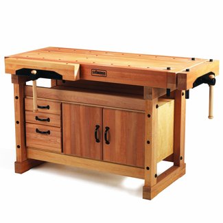 Windsor Design Workbench with 4 Drawers, 60 Hardwood ...
