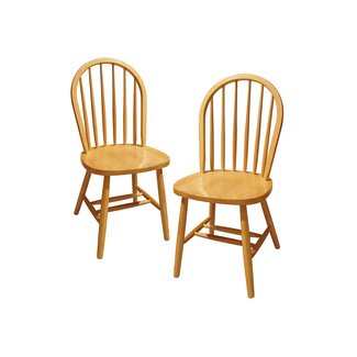 - Winsome Wood Windsor Chair, Natural, Set of 2 ...