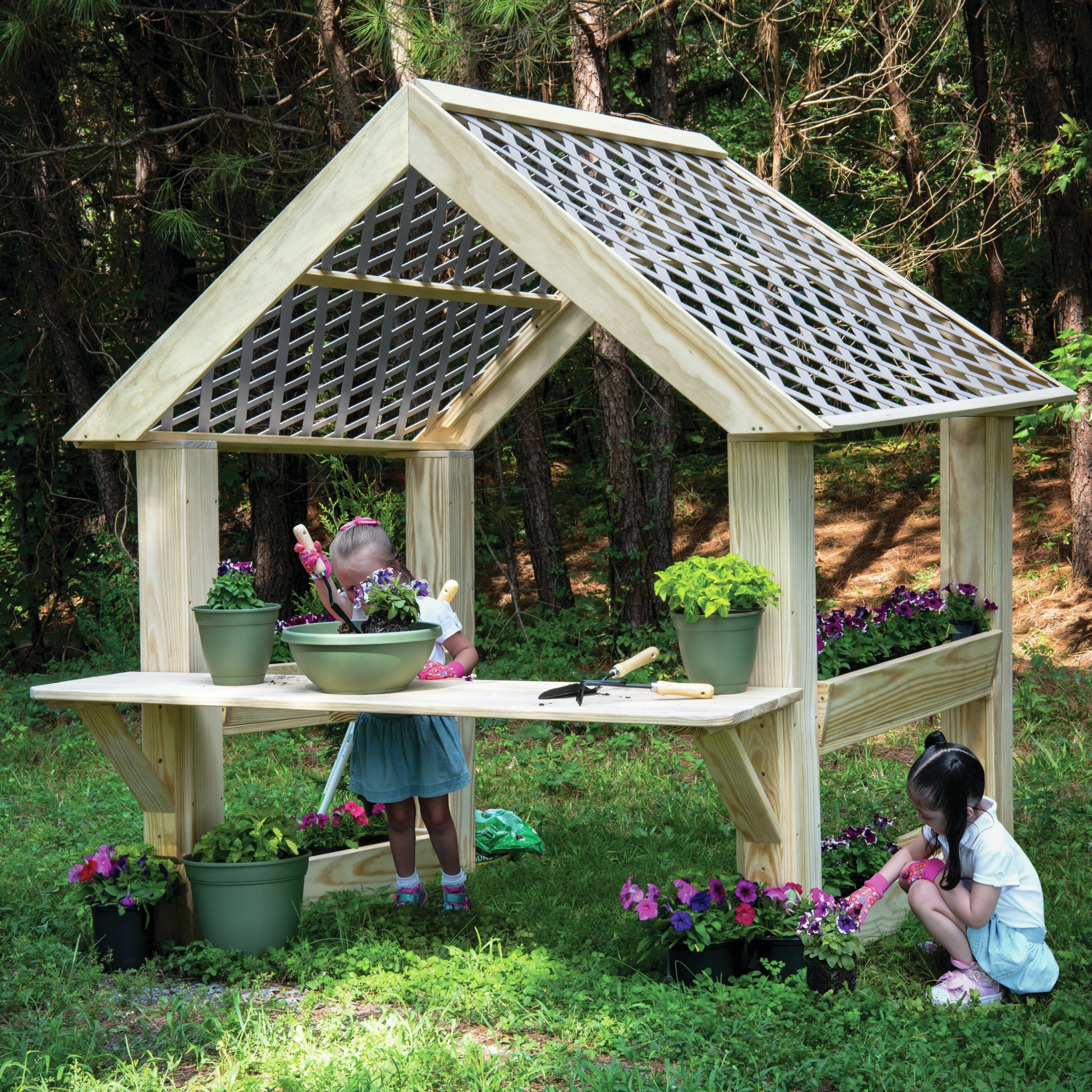 Wood Designs Outdoor Garden Center 6.4' x 6.25'