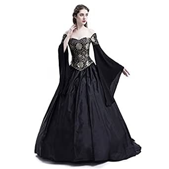 black gothic gown