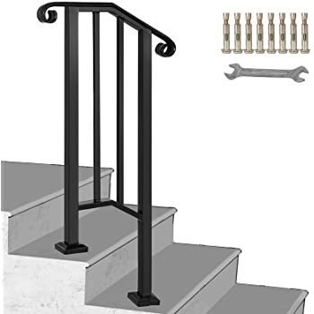 Outdoor Metal Stair Railing Kits You Ll Love In 2021 Visualhunt