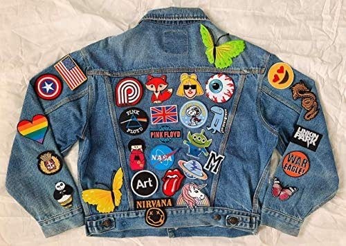 jean jacket with patches