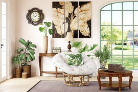 6 stylish ways to decorate with papasan chairs