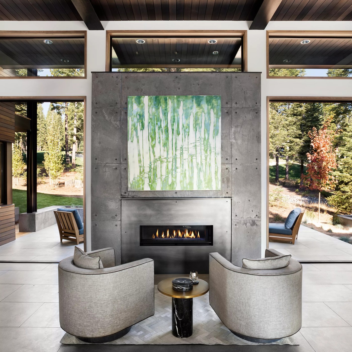 Bespoke Concrete Fireplace