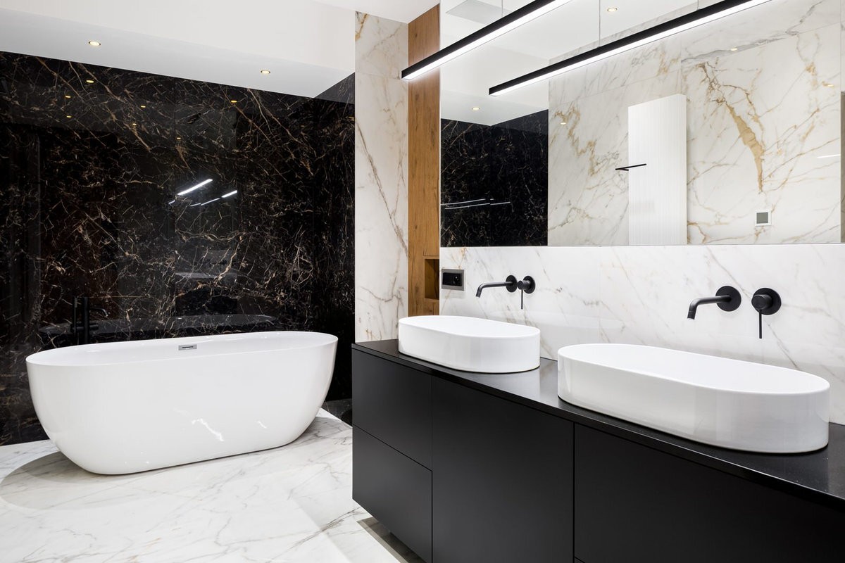 Black and White Marble